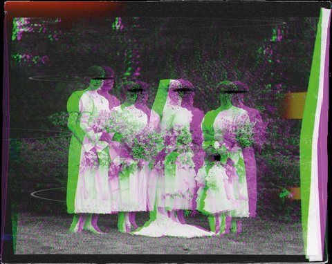 Procesión nupcial en anaglifo
